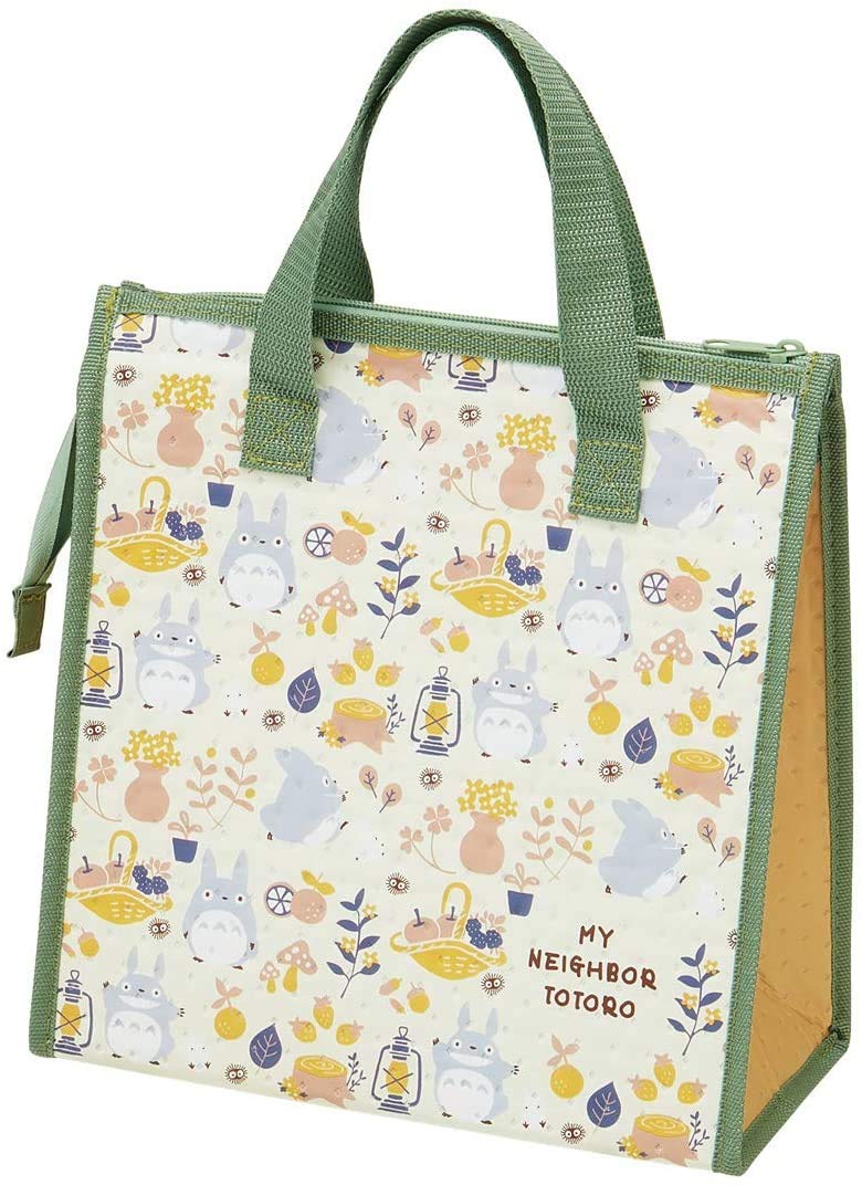 Skater My Neighbor Totoro Thermal Insulated Lunch Bag with Zip Closure - Foraging - Image 1